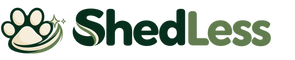 ShedLess logo without the stray mark above the lettering